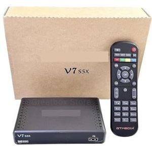 V7 S5X HD-satellietontvanger DVB-S/S2/S2X Full HD 1080P PVR-ready Ondersteuning USB WiFi 4G/3G V7S5X