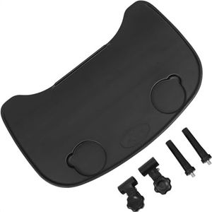 Rolstoeltafelblad Universele Verwijderbare Lade Met 2 Bekerhouders Bureau-accessoires For Eten, Lezen En Rusten(Black)
