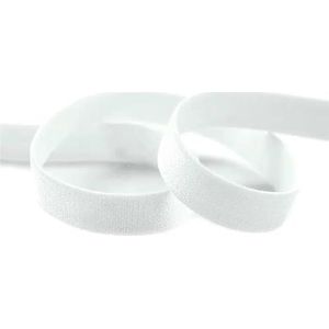 2 5 10 Yard 1/2"" 5/8"" 3/4"" 13,0 mm 15 mm 20 mm BH-band Elastische band Pluche schouderband Ondergoed Lingerie Naaiwerk Afwerking-Wit-15 mm-5 Yards