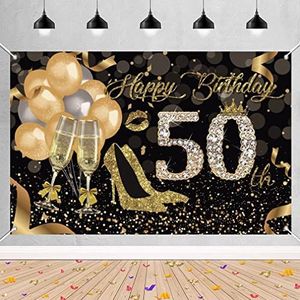 Bluelves 50e verjaardag jubileum confetti goud, 30 g confetti verjaardagsdecoratie, cijferconfetti tafeldecoratie gouden bruiloft strooidecoratie, 50e party glitter confetti tafelconfetti voor vrouw