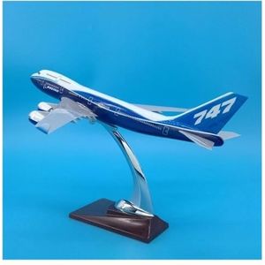 Vliegtuigmodel Vliegtuig Speelgoedvliegtuigmodel Voor Boeing B747 Airlines Luchtweg Vliegtuig Model Speelgoed Vliegtuigen Diecast Plastic Legering Vliegtuig Kids Jongens Vliegtuig 32CM