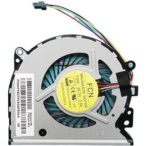 Nieuwe laptop processor Koelventilator Koeler Radiator Notebook for HP Pavilion Afgunst x360 Onderhoud PN 779598-001 KSB0705HBA07 serie (Color : Long line fan)