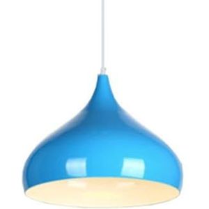 TONFON Enkelvoudige metalen lampenkap kroonluchter Scandinavische stijl hanglamp moderne industriële E27 hanglamp for keuken eiland woonkamer slaapkamer nachtkastje eetkamer hal plafondlamp armatuur(B