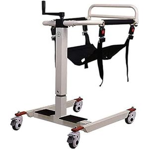 Patiëntenlift rolstoel voor thuis, valpreventie transport rolstoel nachtkastje commode douchestoel W/kussen, medische toiletten stoeloverdracht lifter voor gehandicapte ouderen senioren