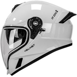 Motorhelm Systeemhelm Met Dubbel Vizier DOT/ECE Gecertificeerd Integraalhelm Scooterhelm Motorhelm Voor Dames En Heren B,XL/59-60CM