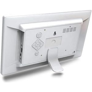 Frame 7-inch Elektronische Fotolijst Ondersteuning For Reclame Spelen In Lus USB SD DC Plug-in Fotodisplay Eenvoudig Delen Momenten(White)