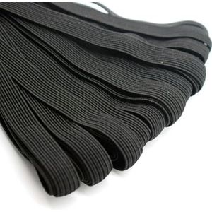 5 cm maïskorrels elastische banden veelkleurig nylon strakke riem gordel taille elastische band doe-het-naaien kledingaccessoires 1 meter-5 cm zwart