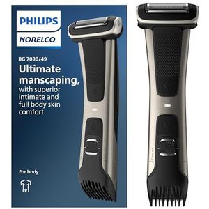 Philips Norelco BG7030/49 Bodygroomer - Huidvriendelijk, douchebestendig, body trimmer en shaver