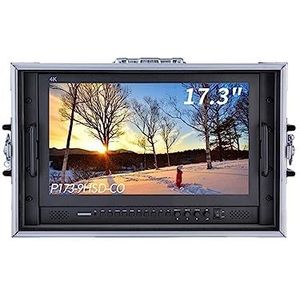 Cameraveldmonitor Handheld LCD-regisseursmonitor met koffer P173-9HSD-CO 17,3-inch IPS 3G-SDI 4K HDMI-uitzendmonitor Meer gedetailleerd beeld