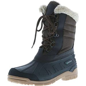 Spirale Tina Dames Snowboots, Canadese Dameslaarzen met Warm Bovenmateriaal Warm en Comfortabel, Gevoerde Snowboots, Bruin, 38 EU