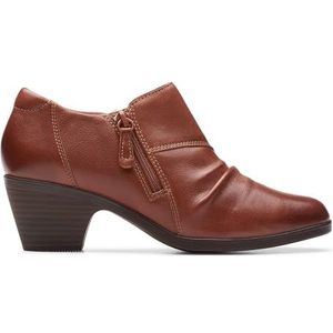 Clarks Emily2 Braley Enkellaars voor dames, Lichtbruin, 8 UK Narrow