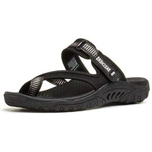 Skechers Reggae-Seize The Day Open Toe Sandalen, Zwart, 39 EU