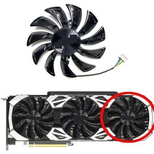 Voor ZOTAC voor GeForce voor RTX2060 2060S 2070 2070S 2080 2080ti SUPER 8GB voor Extreme Plus OC grafische kaart vervangende ventilator GA92S2U(Right fan)