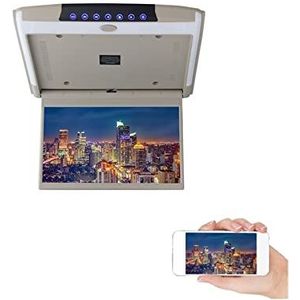 Draagbare dvd-speler voor videospelers op hoofdsteunen in auto's 11.6 Inch Auto Dak Mount Monitor HD Lcd-scherm Video Playe 1080P Filp Down Plafond TV Display Ingebouwde IR/FM/USB/HDMI met HD-roterend