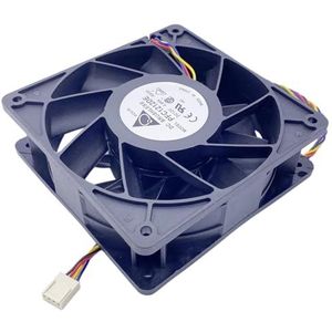 Ventilator met kogellagers PFC1212DE 12V 120 x 120 x 38 mm 4 draden voor Miner AirFlow hogesnelheidskoeler 12038 1238 120 mm 4,80 A