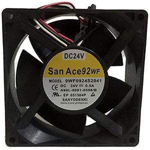 9WF0924S2041 A90L-0001-0598#B 24V 0.5A Fanuc dual drive fan