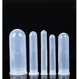Lab 10/15/20/50/100/120 ml Plastic ronde bodem Centrifugebuis 30 stuks 50 stuks 100 stuks reageerbuis met dop Cultuur buis(15ml 100pcs)