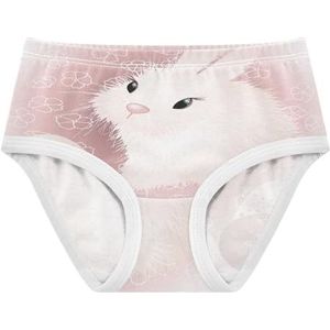 YOUJUNER Meisjesondergoed paashaas konijn roze peuter onderbroek katoenen broek kleine meisjes slips comfort kinderen onderbroek, Meerkleurig, 5 jaar