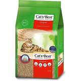Cat's Best Originele kattenbakvulling, 100% plantaardige katten, klonterstrooisel met maximale zuigkracht, bestrijdt geuren natuurlijk actief, 17,2 kg/40 l