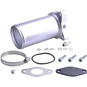 EGR-ventiel VOOR Seat VOOR Skoda 1.9TDI PD150 PD130 PD160 50/57/63MM Aluminium Pijp Vervanging 1.9TDI PD75 PD90 PD100(63MM Silver)