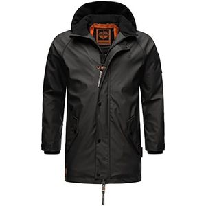 STONE HARBOUR Rihaa outdoor jas regenjas voor heren, parka S-3XL, zwart, XL