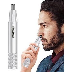 Neus- en oortrimmer voor heren | Neushaartrimmer voor heren | 2 in 1 wenkbrauwtrimmer, tondeuse, oplaadbaar voor oor, baard, voet, handhaar, gemakkelijk te reinigen neustrimmer voor mannen