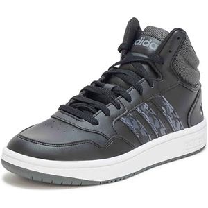 adidas Unisex Kids Hoops Mid 2.0 Fitnessschoenen, zwart/grijs/wit., 38 2/3 EU