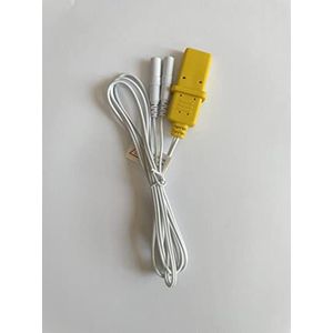 Elektrode kabel draad volwassen kind geel roze van AED trainer XFT-120C+ XFT-120C EHBO-trainingseenheid onderwijsapparaat EHBO-treinmachine (kabel voor volwassenen)