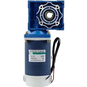 RV30/RV40 DC12V / 24V 300W 9A DC tandwielmotor wormwielkast hoog koppel rotatiesnelheid 1800 tpm voor garagedeur(RV30,210 RPM_24V)