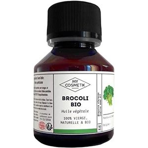 MY COSMETIK - Broccoli Plantaardige Olie - Biologische Cosmetica - 100% puur en natuurlijk - Gemaakt in Frankrijk - Verstevigt en verstevigt het haar - 50 ml