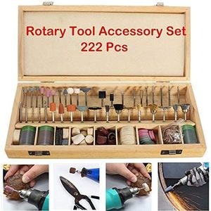 Otto-Essen 222 Stks Rotary Tool Accessoire Slijpen Polijsten Snijbit Kit Set voor Dremel