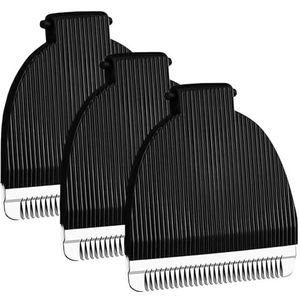 3 stuks zwarte vervangende messen voor Meri-dian trimmer, compatibel met Meridian Body Trimmer Onyx & Sage, hygiënische keramische vervangende messen