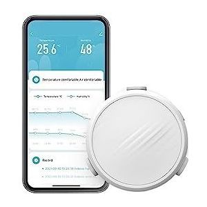 Tuya WiFi Temperatuur Vochtigheid Sensor Data Logger Draadloze Thermometer Hygrometer Remote Monitor Smart Life APP(No Battery)