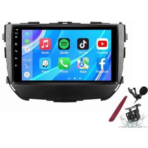 Android 14 Autoradio Sat Navi voor S-uzuki Brezza (2016-2018) 9 Inch Touchscreen Multimedia Speler met Draadloze Carplay GPS Navigatie FM RDS Bluetooth 5G-WiFi SWC DSP,M120s