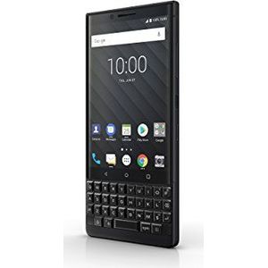BlackBerry KEY2 64 GB (Dual-SIM, BBF100-1, QWERTY-toetsenbord) Fabriek ontgrendeld SIM-vrije 4G-smartphone - zwart
