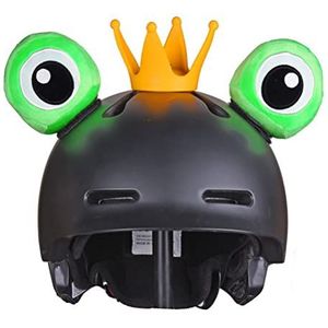 Enkomy Helm Accessoires, Mooie Kikker Ogen Kroon met Linten, Voertuig Voertuig Cosplay Stijl voor Fietshelm Motorhelm Skihelm