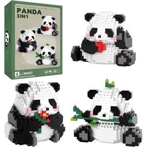 PANDA MICRO BOUWBODES DIEREN MINI BOUWEN TOY BRACKS, MINI DIEREN Bouwstenen Sets BPA-vrije Panda Toys Birthday Gift, Style2