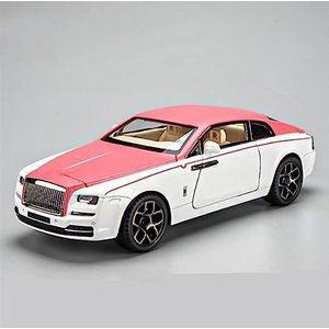 cadeau speelgoed 1:22 Hoge Simitation Legering Model Auto Diecasts & Toy Voertuigen Auto Speelgoed Jongen Verjaardag Cadeaus Voor Voor Wraith (Color : Pink)