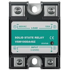 WKUQGLKN 10A solid state relais DC controle AC SSR Zhongxuan solid state relais controller
