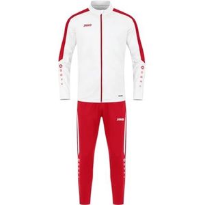 JAKO Dames trainingspak polyester Power, wit/rood, 42