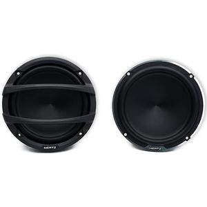 Hertz ML 1650.3 - 165 mm high-end woofer voor auto-audiosystemen met aparte componenten, 250 W piek, geperste cellulose kegel met synthetische vezels en Boundary Free Suspension