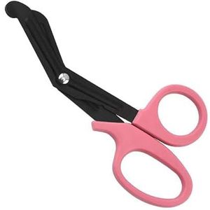 Verpleegkundige trauma schaar verpleging overleven paramedicus medische redding schaar gaasverband noodhulp schaar voor outdoor camping (roze, 2 stuks)