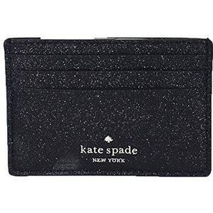 Kate Spade New York Joeley Small Slim Card Holder WLRU5774 (Black Glitter)