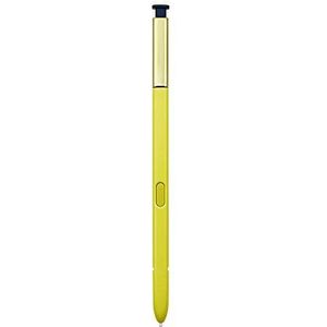 Touchscreen-pen voor Samsung Galaxy Note 9, S PEN-vervanging met zachte penpunt, 4096 drukgevoeligheid, snelle identificatie, digitaal potlood tekenen en schrijven (geel)