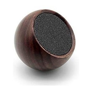 Gingko Ontwerp Tumbler Selfie Speaker natuurlijke walnoot hout Bluetooth Speaker
