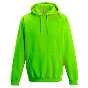 noTrash2003 Sweatshirt met capuchon, neonkleuren, verschillende kleuren en maten, electric green, XL