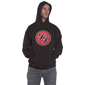 Foo Fighters Capuchon FF Band Logo nieuw Officieel Mannen Zwart Pullover M