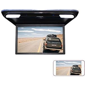 Draagbare dvd-speler voor videospelers op hoofdsteunen in auto's Auto Monitor 19 Inch Lcd-scherm 1080P Auto Video Spelers Auto Plafond TV Dak Mount Display HDMI FM speaker Link met HD-roterend scherm