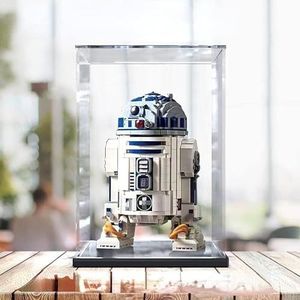 Acryl showcase vitrine compatibel met Lego Star Wars R2-D2 75308 Collectible Building Toy, vitrine, showcase displaycase voor Lego 75308 (zonder modelkit) (stijl D)