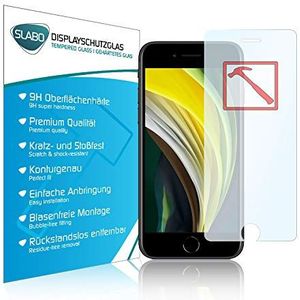Slabo PREMIUM Screenprotector compatibel met iPhone SE 2022 | iPhone SE 2020 | iPhone 8 | iPhone 7 | iPhone 6S | iPhone 6 Glazen schermbeschermer Tempered Glass 9H - CLEAR
